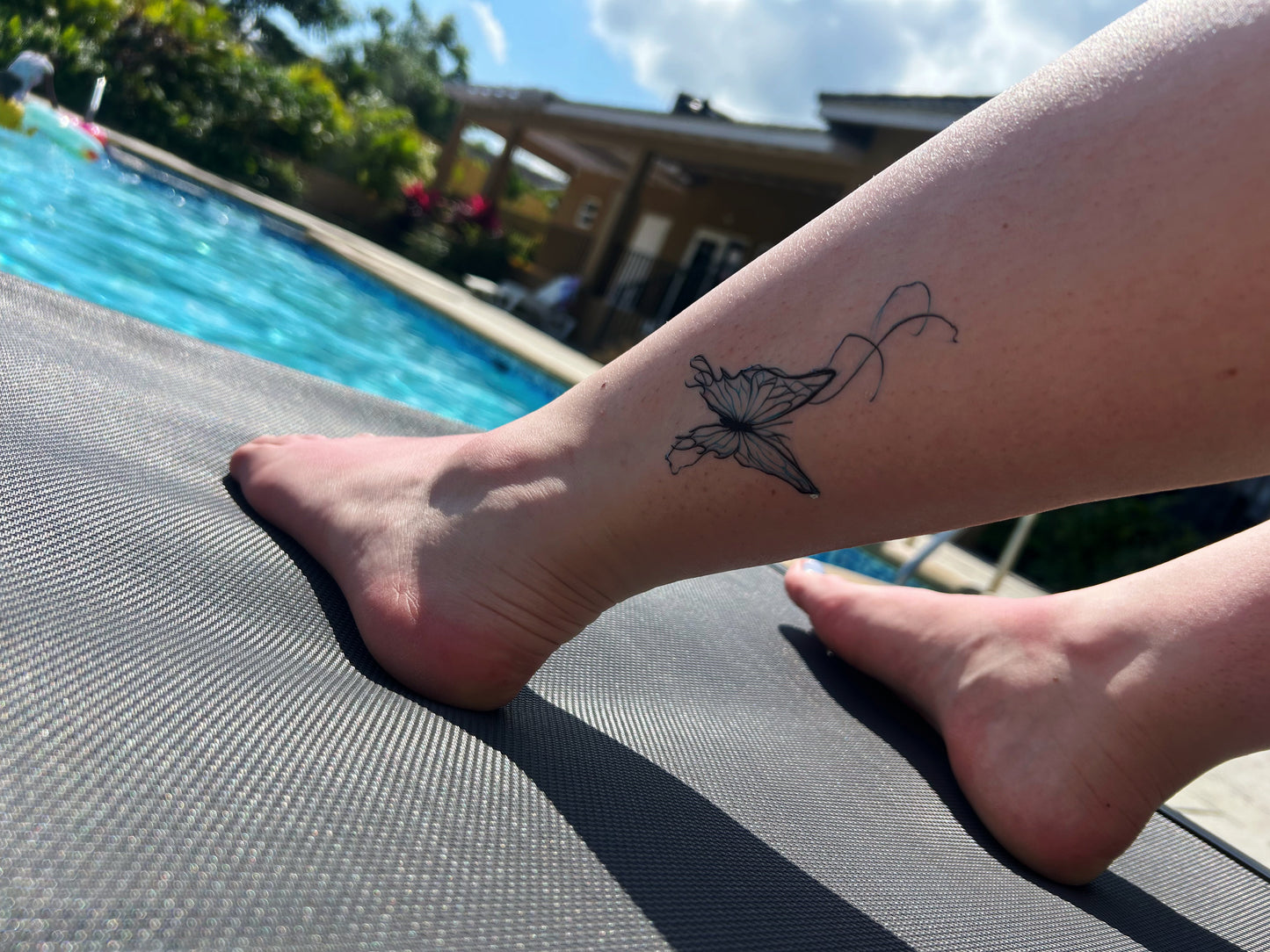 Wispy Butterfly - Temporary Tattoo