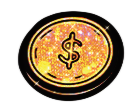 Life’s a Gamble - Gold Coin Sticker