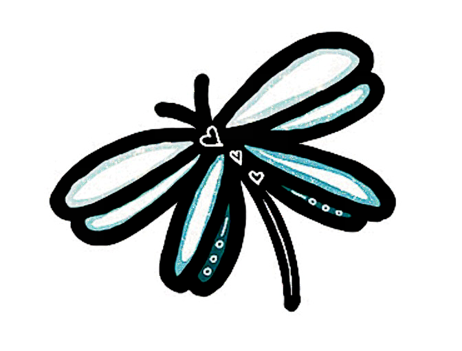 Thrill Seeker - Dragonfly Sticker