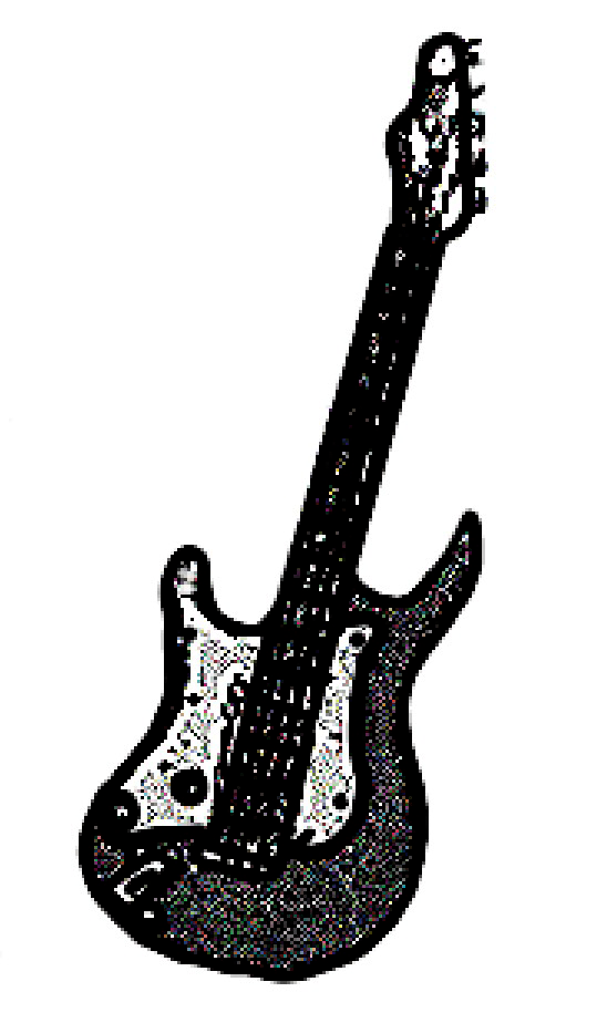 Scattered Thoughts - Electric Guitar Sticker