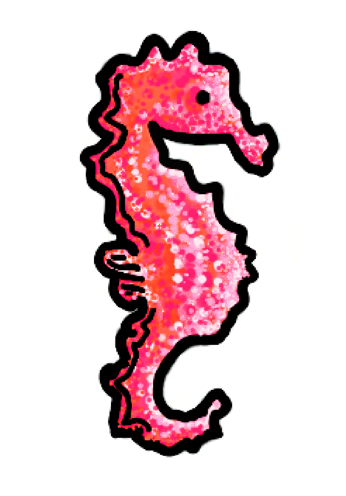 Silly - Seahorse Sticker