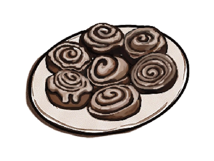 Cozy Time - Cinnamon Rolls Sticker