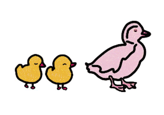 Caregiver - Ducks Sticker