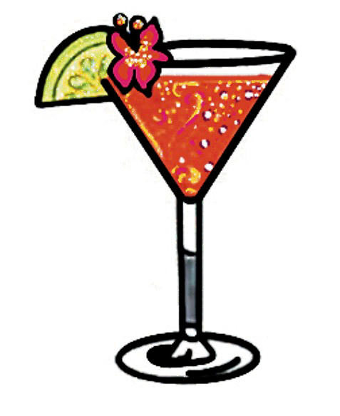 Beaming - Cocktail Sticker
