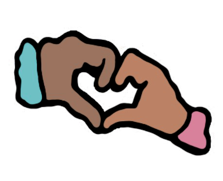 Love - Heart Hands Sticker