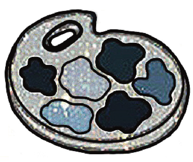 Thunder - Paint Palette Sticker