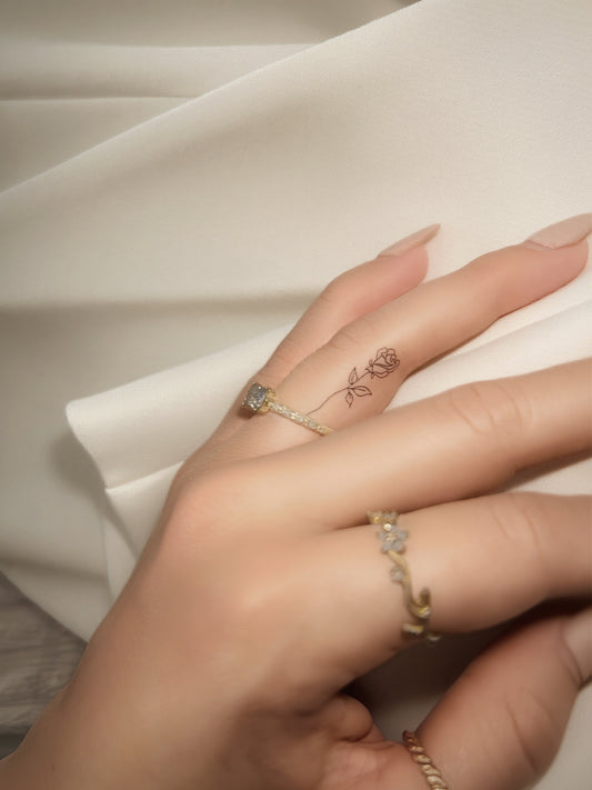 2 Roses - Temporary Tattoos