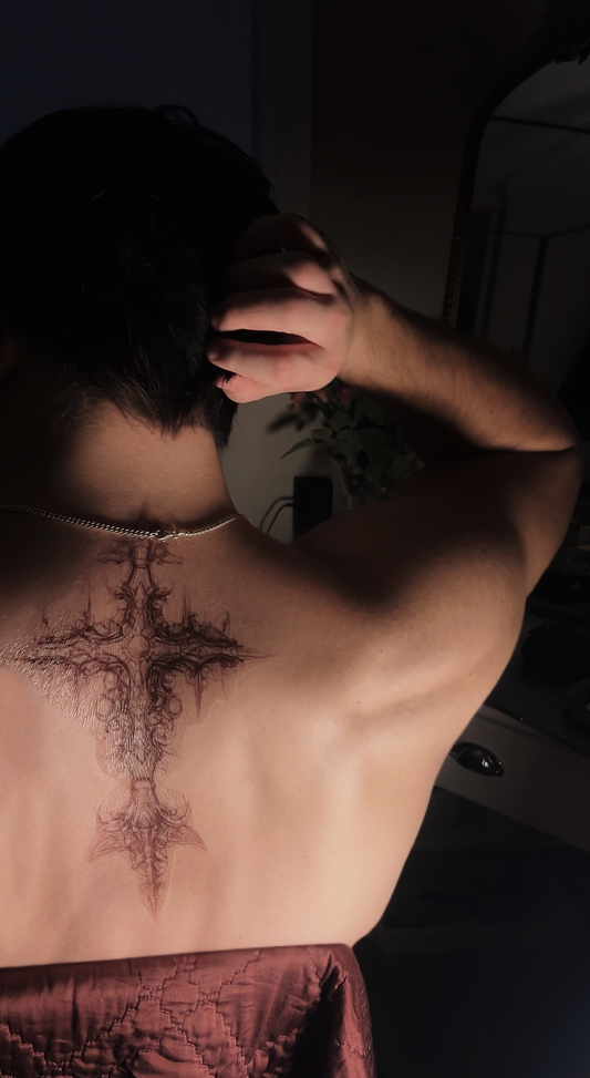 Cross - Temporary Tattoo