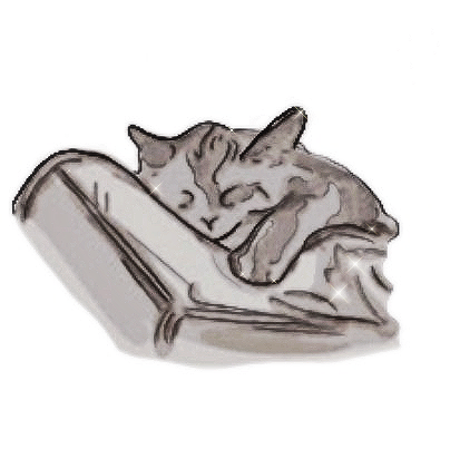 Athlete of the Year - Sleeping Kitten Sticker