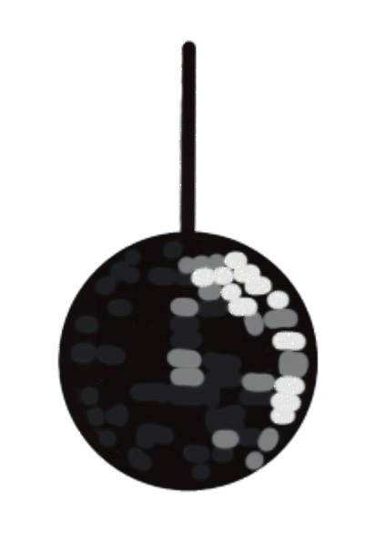 Night Owl - Disco Ball Sticker