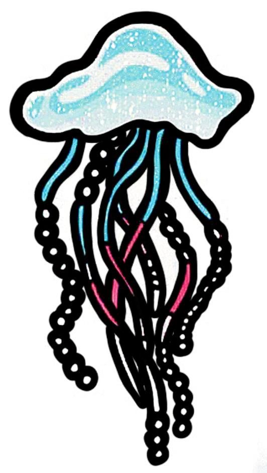 Elevate - Jellyfish Sticker