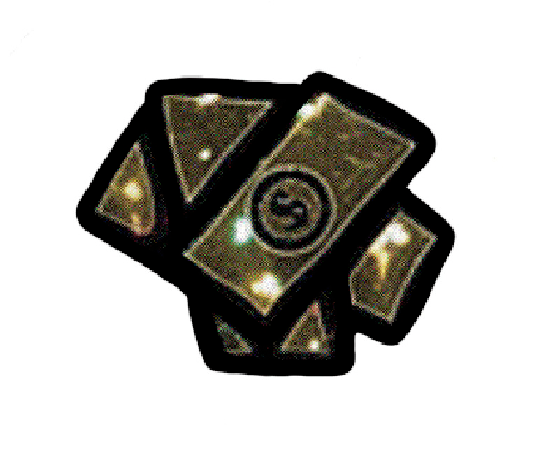 Blessed - Dollar Bills Sticker
