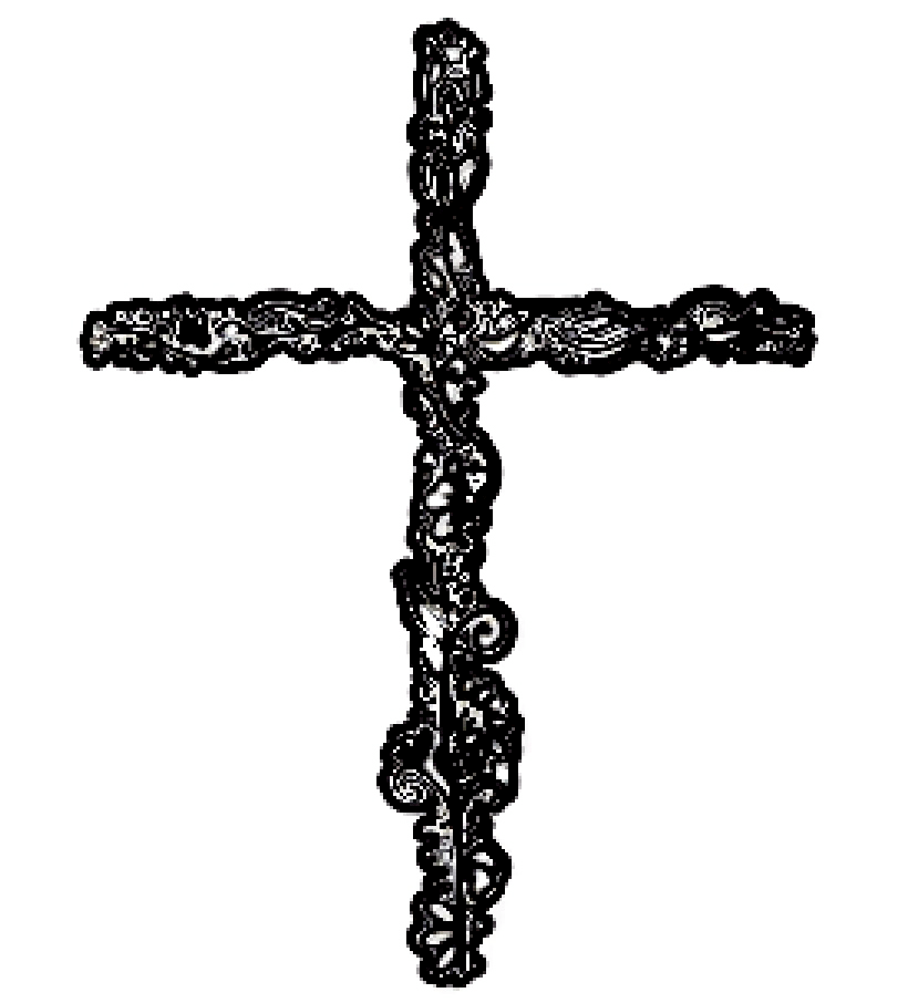 Hopeful - Cross Sticker