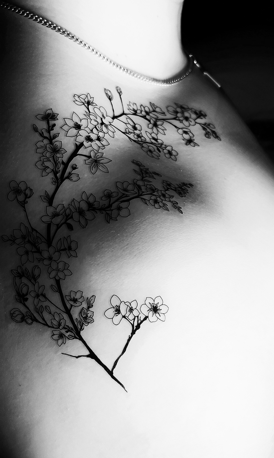 Floral Shoulder - Temporary Tattoo