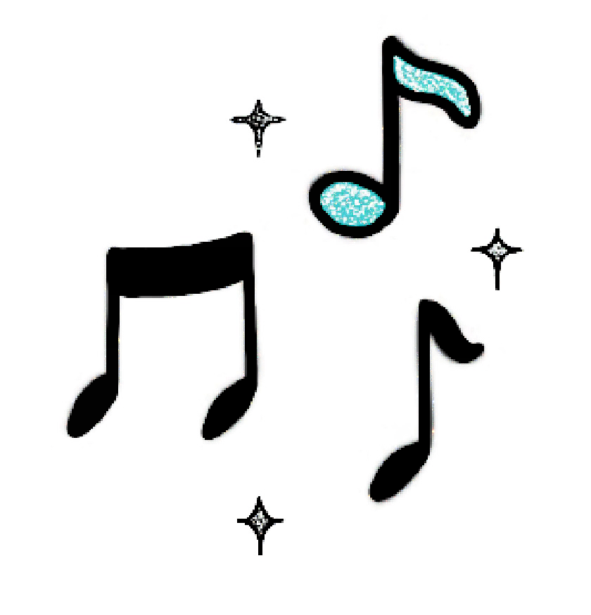 Cry Out - Music Notes Sticker