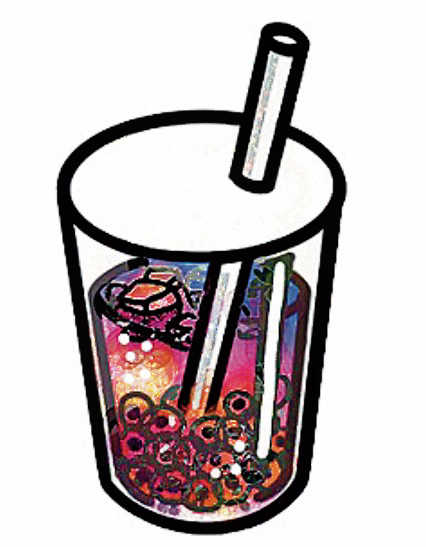 Bliss - Bubble Tea Sticker
