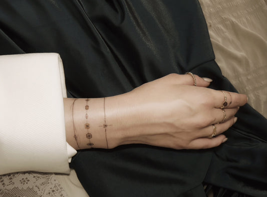 Bracelets/Anklets - Temporary Tattoos