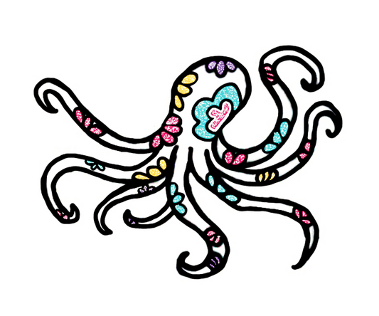 Resilient - Octopus Sticker
