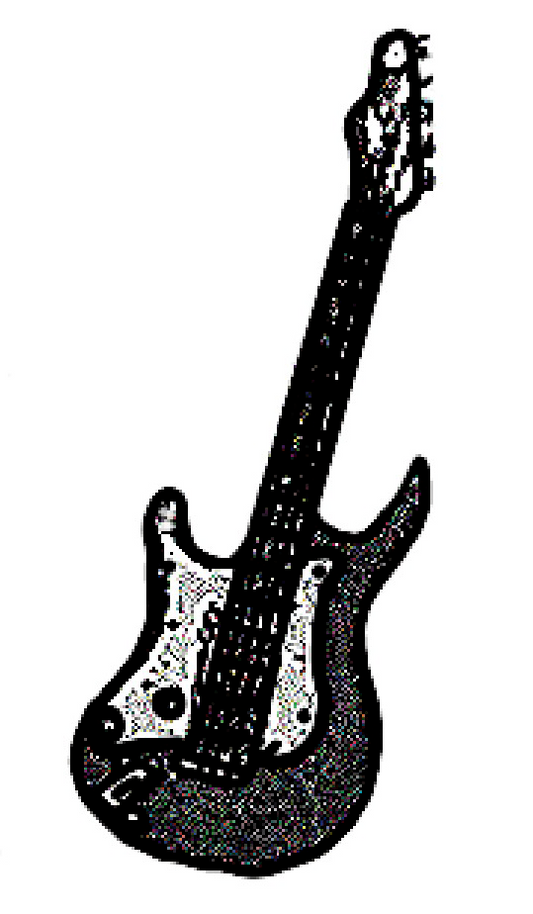 Scattered Thoughts - Electric Guitar Sticker