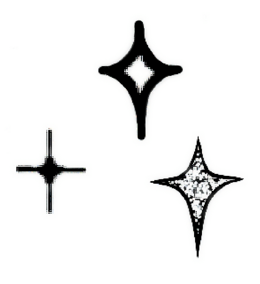 Lucky - Stars Sticker