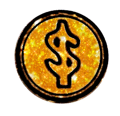 Responsible - Gold Coin Sticker