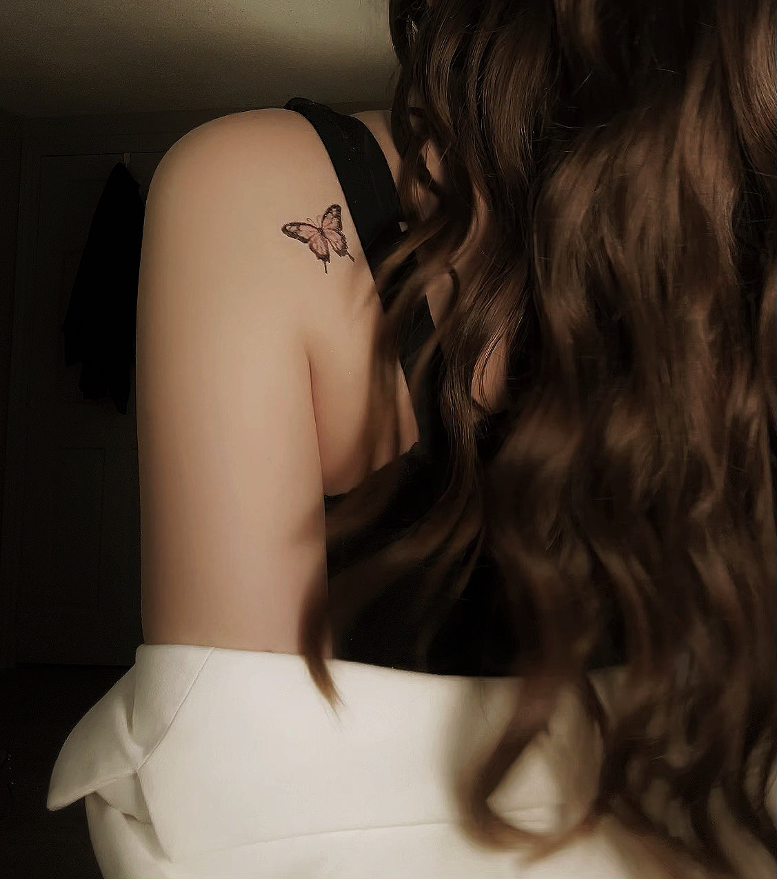 Pink Butterfly - Temporary Tattoo