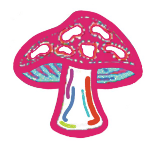 Trippy - Mushroom Sticker