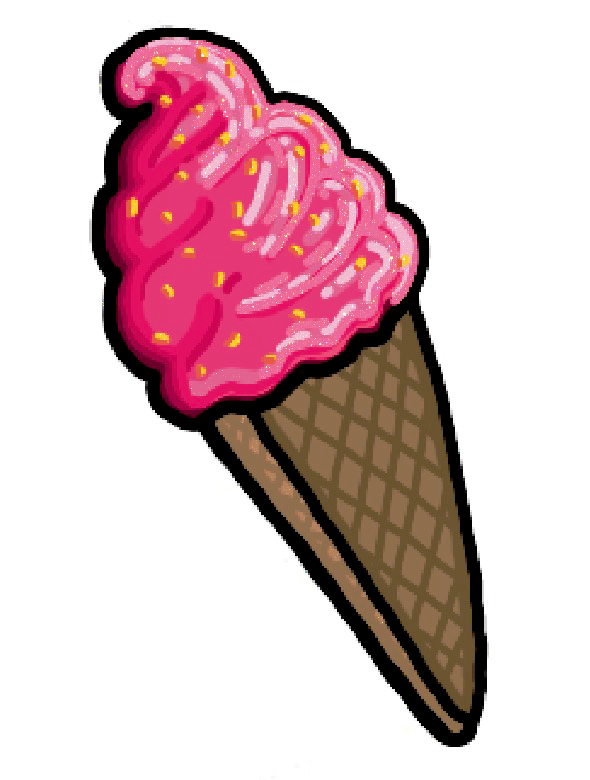 Simple Things - Ice Cream Sticker