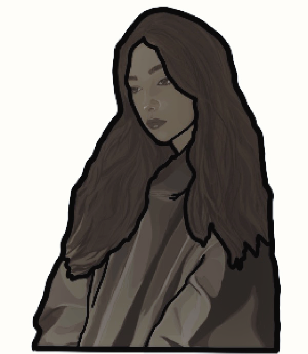 Apathy - Emotionless Girl Sticker