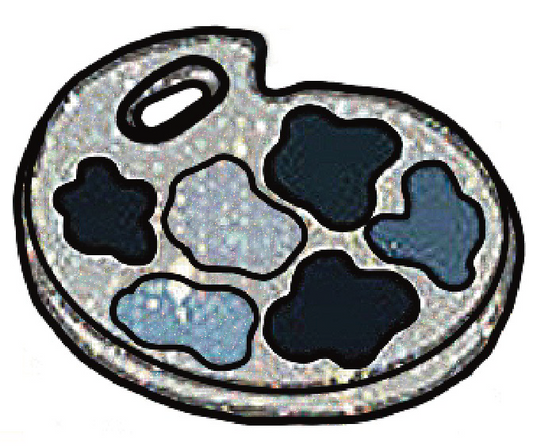 Thunder - Paint Palette Sticker