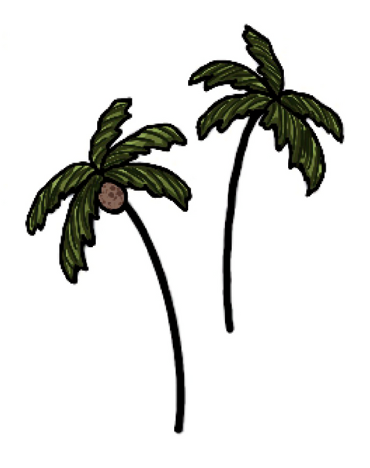 Relax - Palm Trees Sticker