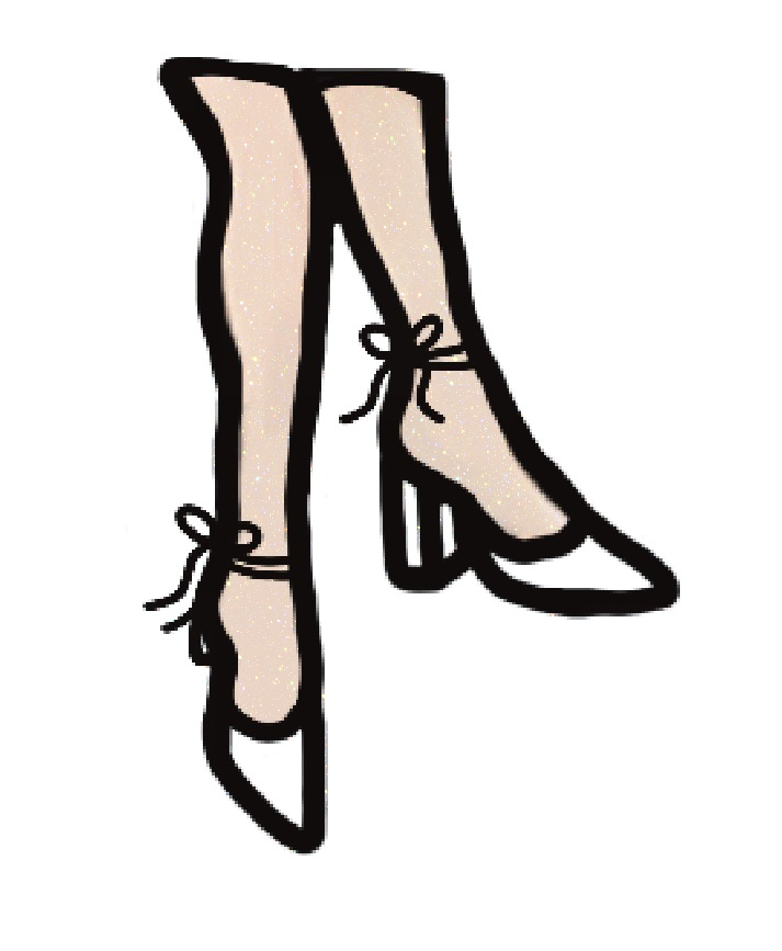 Mrs. - Crossed Legs Sticker
