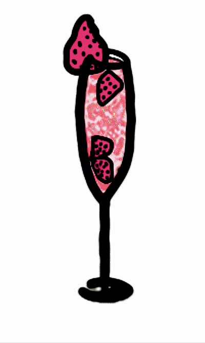Me Time - Strawberry Drink Sticker