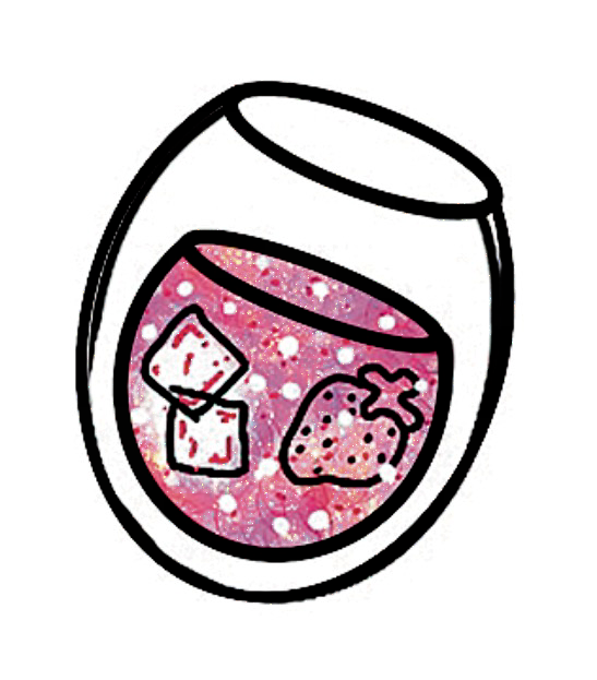Heart Breaker - Strawberry Drink Sticker