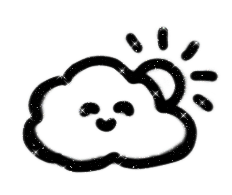 Rain or Shine - Cloud/Sun Sticker