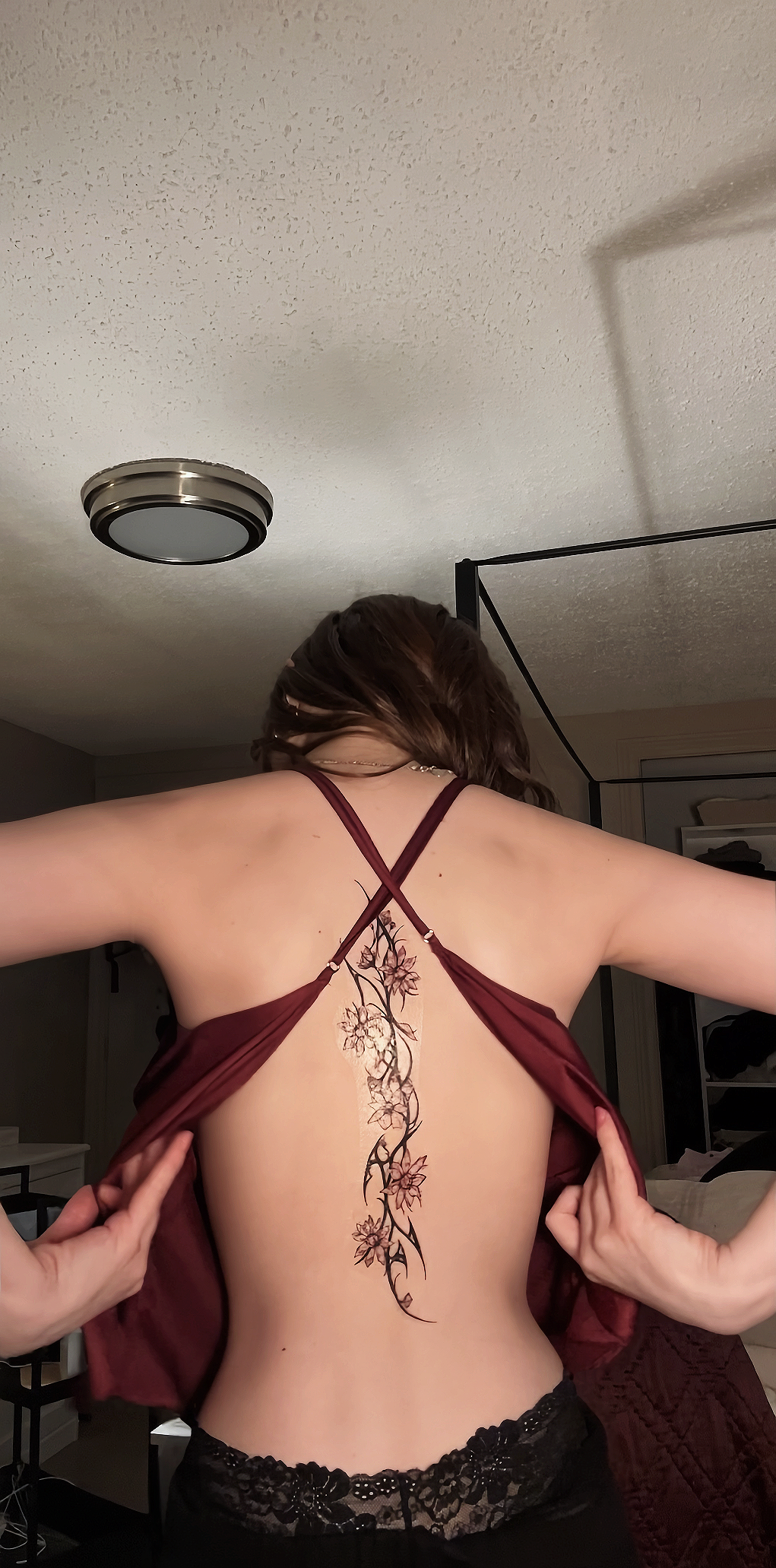 Floral Cybersigilism - Temporary Tattoo