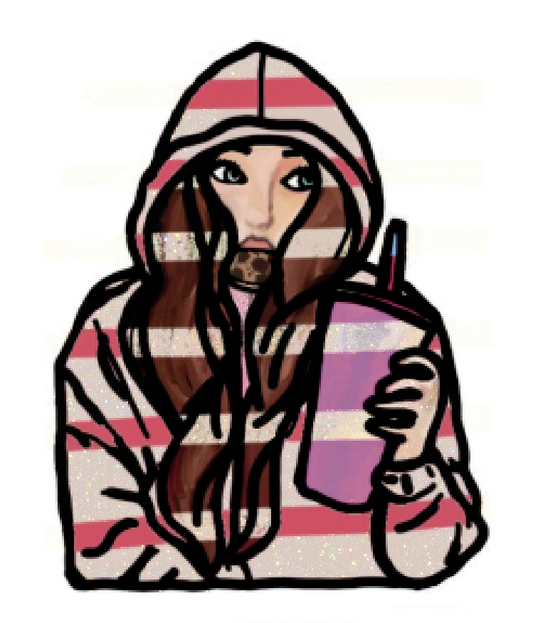 Boundaries - Girl Eating Cookie Sticker