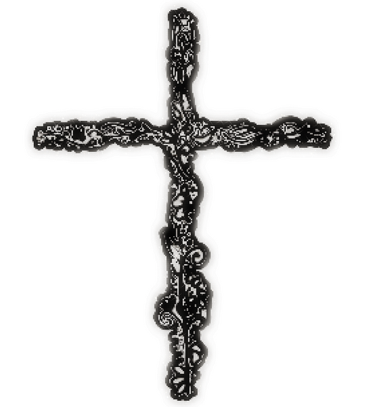 Hopeful - Cross Sticker