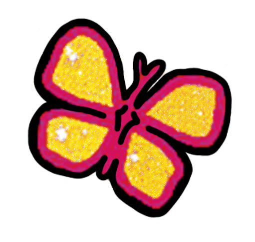 Flying Pink Lemonade - Butterfly Sticker