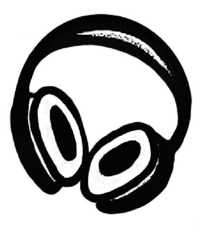 Frequency - Headphones Sticker