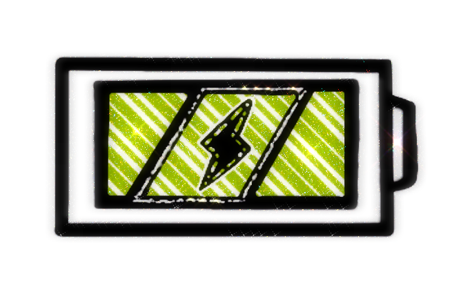 Energy - Full Battery Sticker