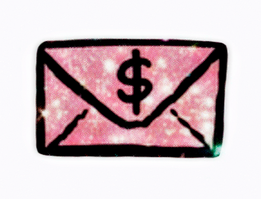 Hard Worker - Money Envelope Sticker