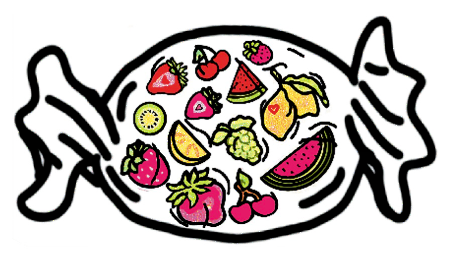 Sweet Tooth - Fruit Candy Sticker