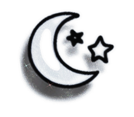 To the Moon & Back - Moon & Stars Sticker