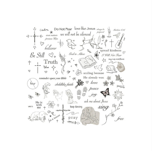 Faith - Temporary Tattoos