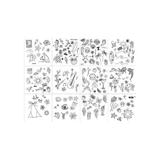 Vacation - Temporary Tattoos