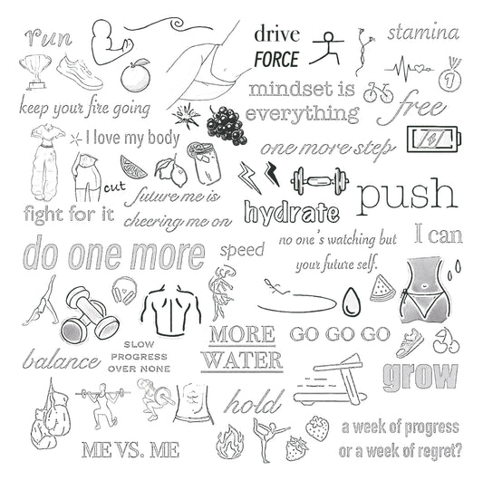 Gym Reminders - Temporary Tattoos