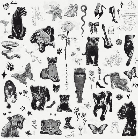 Panther - Temporary Tattoos