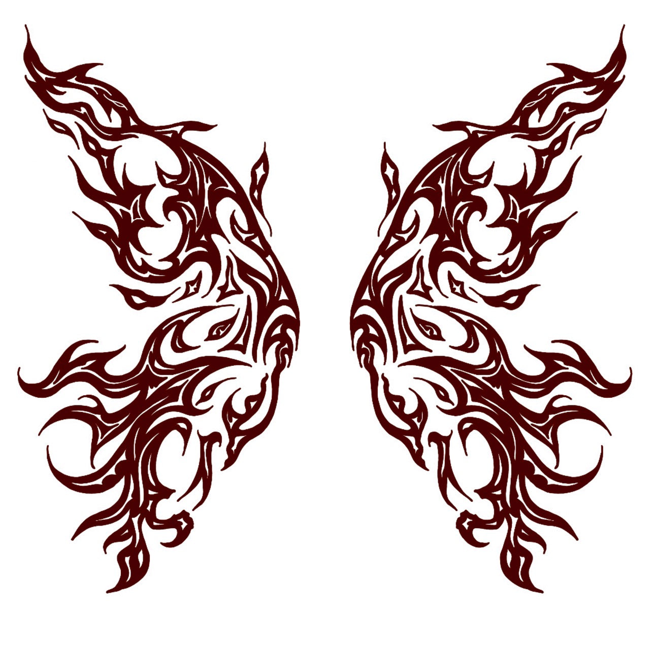 Cyber Butterfly - Temporary Tattoo