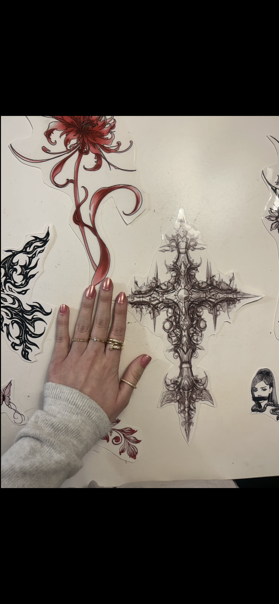 Cross - Temporary Tattoo